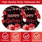 40 Pcs Black Red Birthday Party Supplies - Theme Plates & Napkins Baby Shower Decorations